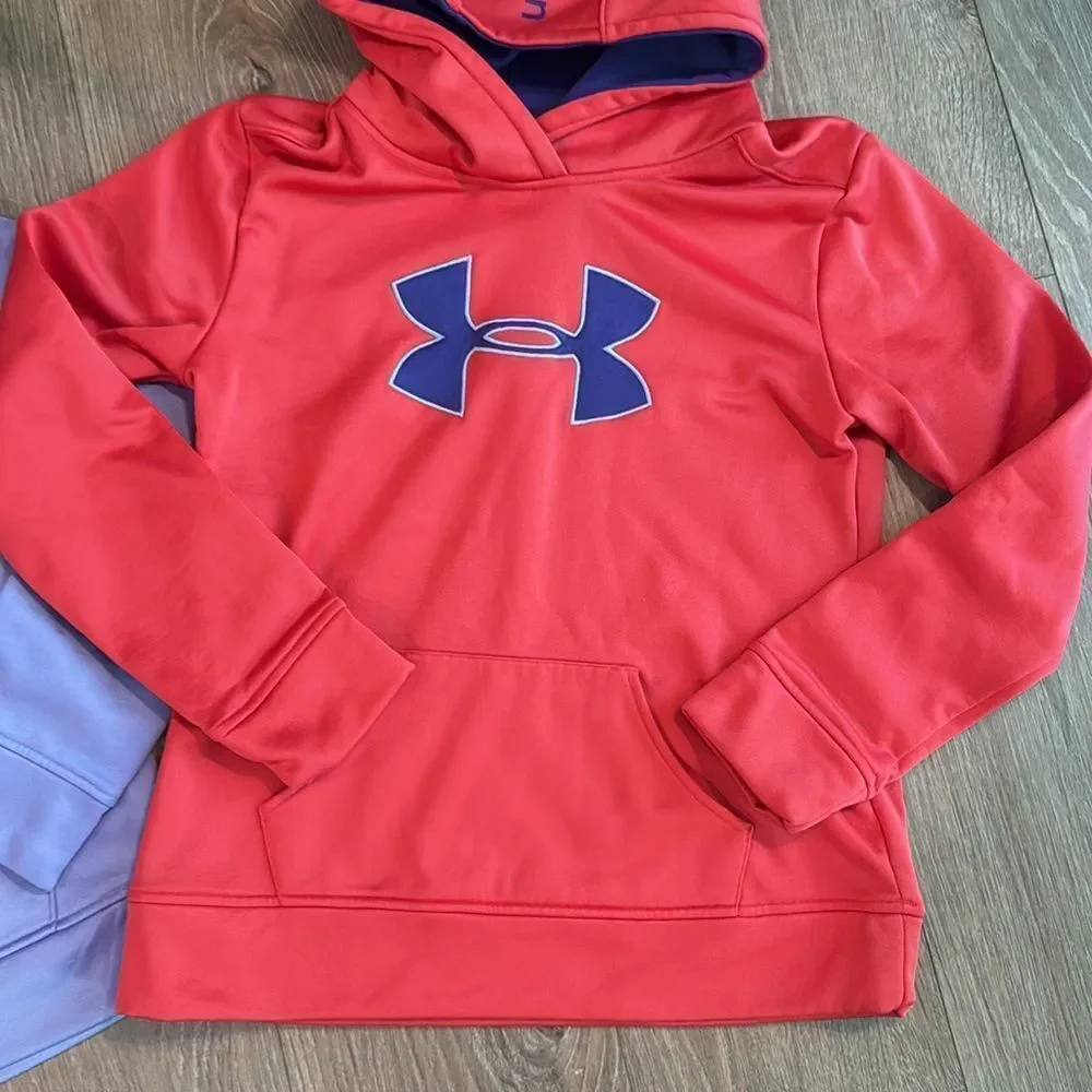 ((2 PIECE)) UNDER ARMOUR GIRLS SWEATSHIRT BUNDLE SIZE XL LIKE NEW